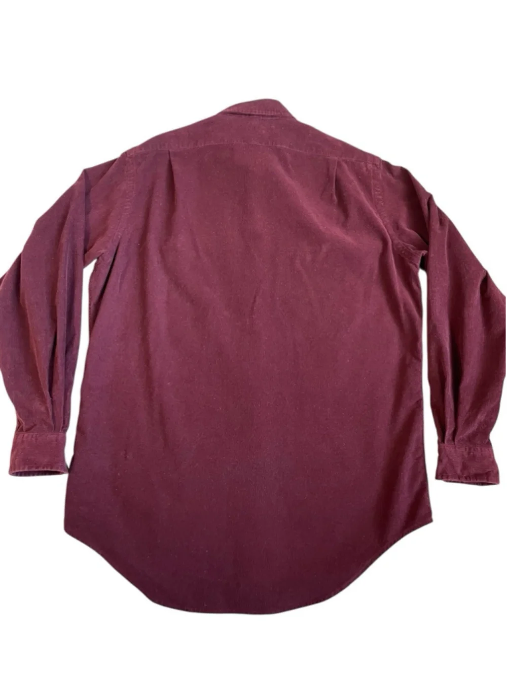 Polo Ralph Lauren Corduroy Shirt Men’s M Red Burgundy Classic Long Sleeve